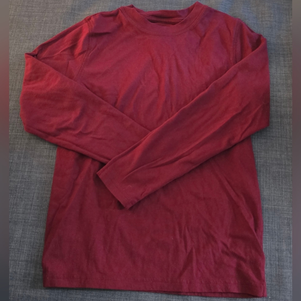 Boy's Red Long Sleeve Shirt